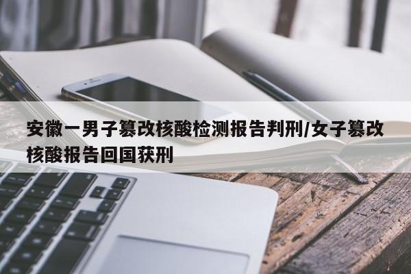 安徽一男子篡改核酸检测报告判刑/女子篡改核酸报告回国获刑